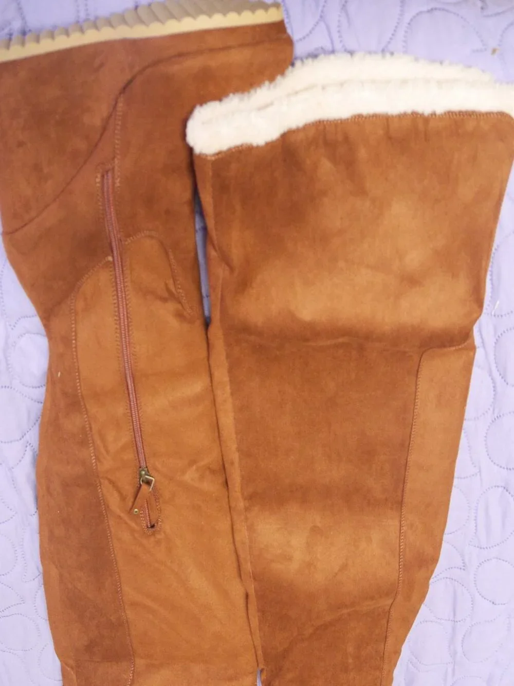 heeled boots light brown - Picture 2 of 5